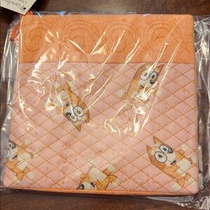 Quilted Orange Bingo Potholder Bluey